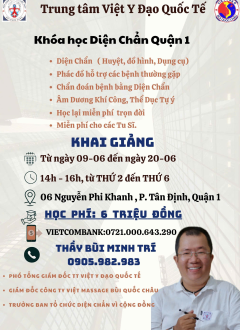 Khai Giảng Lớp Diện Chẩn – Chăm Sóc Sức Khỏe Chủ Động - Quận 1