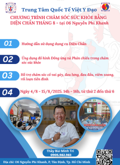 Lớp Diện Chẩn tháng 8 - buổi trưa tại Quận 1